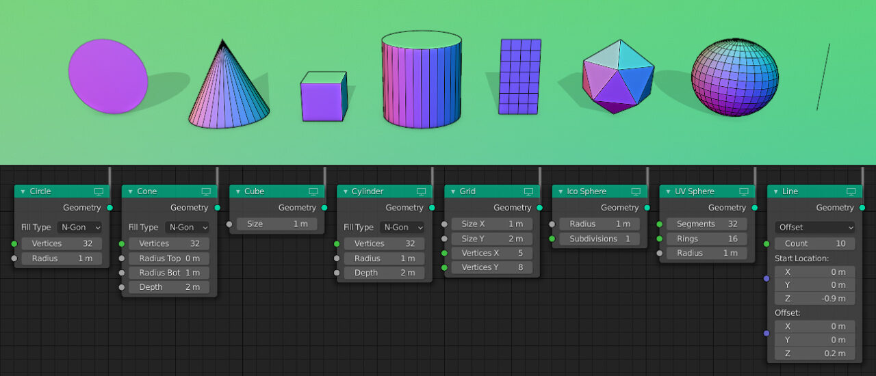 Mesh Primitives inside Geometry Nodes