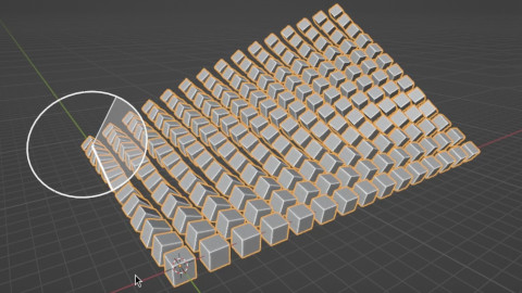 Geometry Nodes Array Gizmo Demo